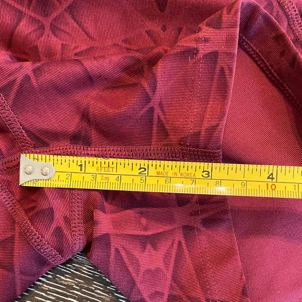 MPG Maroon Patterned Activewear - Picture 10 of 10